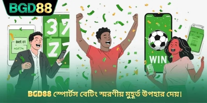 BGD88 স্পোর্টস বেটিং স্মরণীয় মুহূর্ত উপহার দেয়।