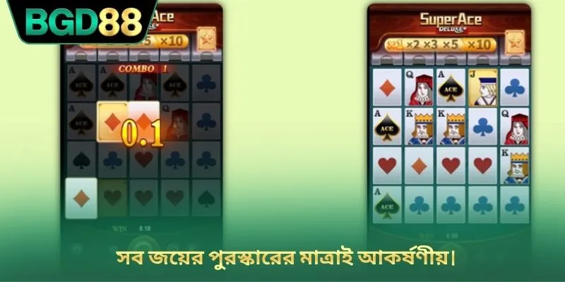 সব জয়ের পুরস্কারের মাত্রাই আকর্ষণীয়।