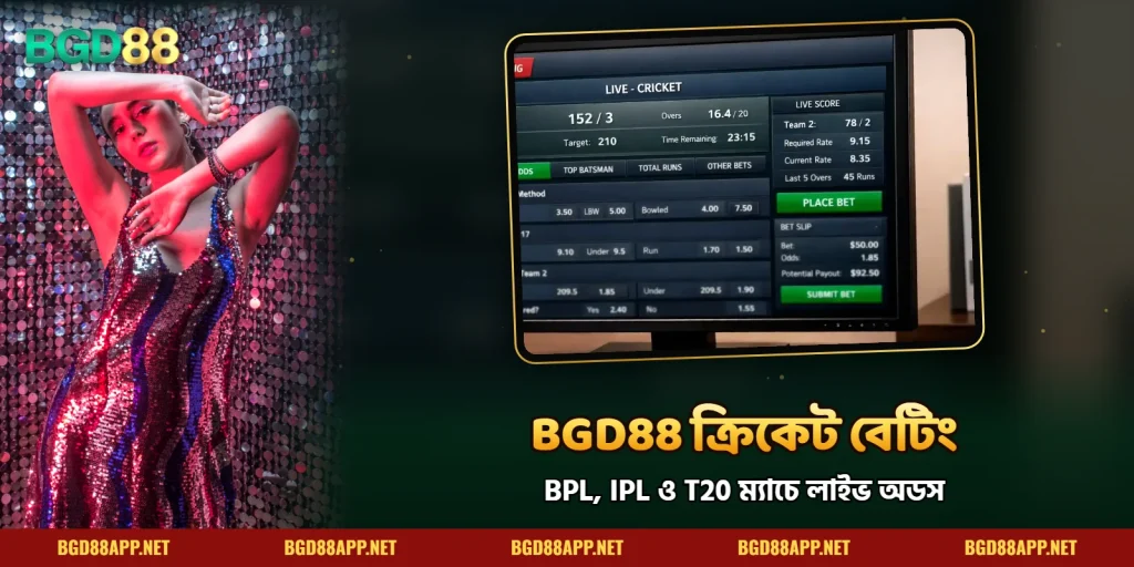 ক্রিকেট বেটিং গাইড – BGD88-এ ম্যাচ, মার্কেট ও অডস পড়ার নিয়ম